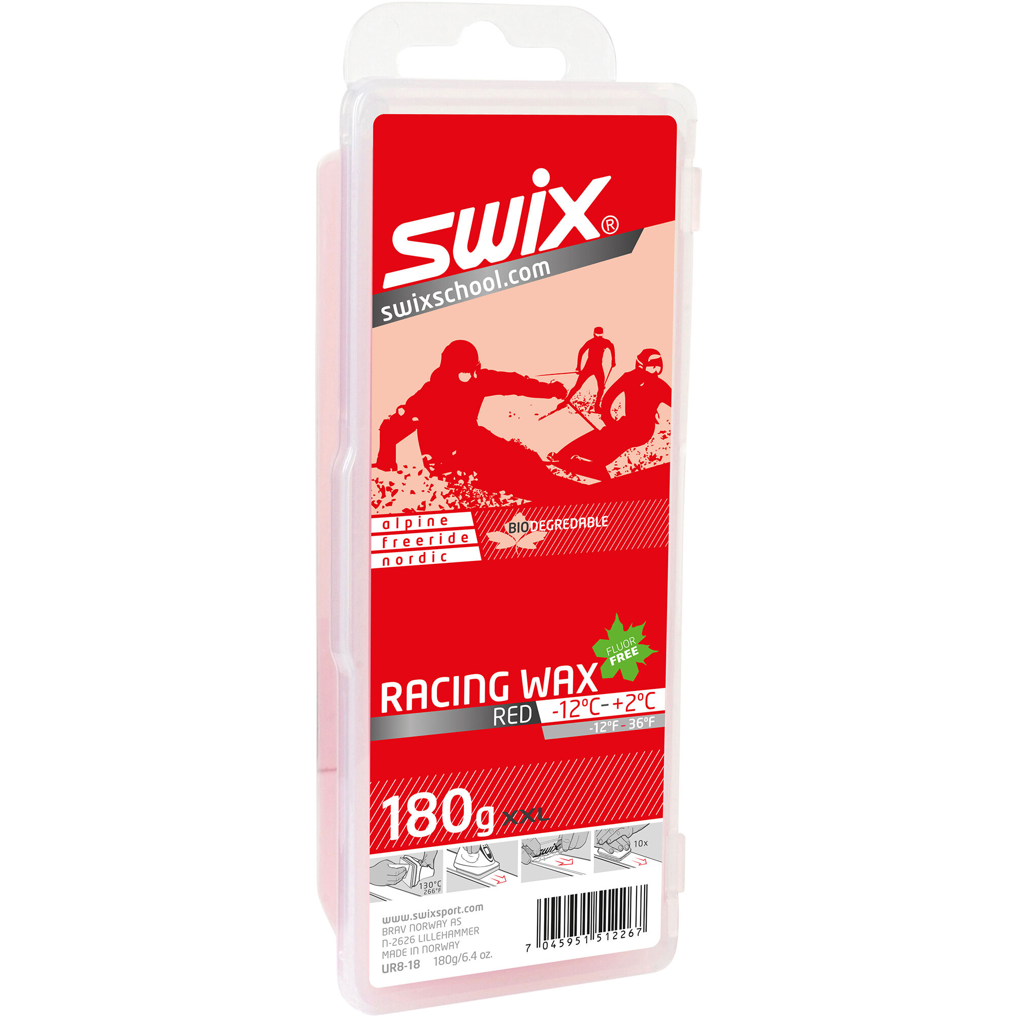 180 G Swix Uni Red Bio Wax 