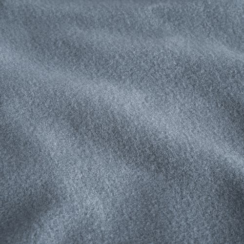 A close up of a grey fabric.