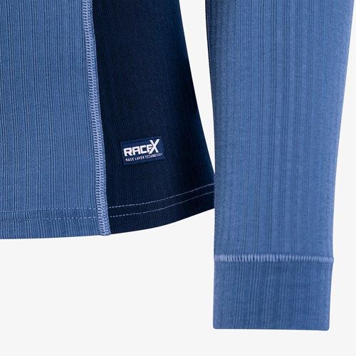 A pair of blue pants.