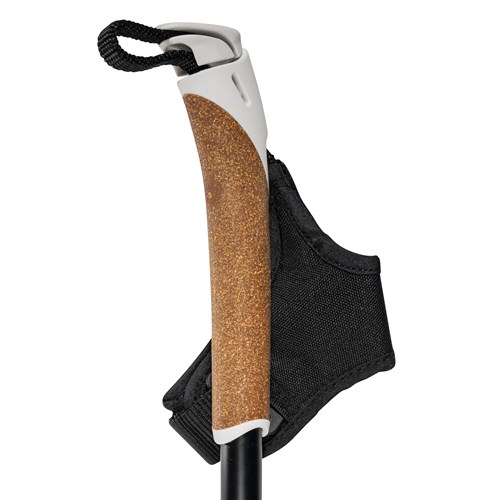 A black and brown shovel.