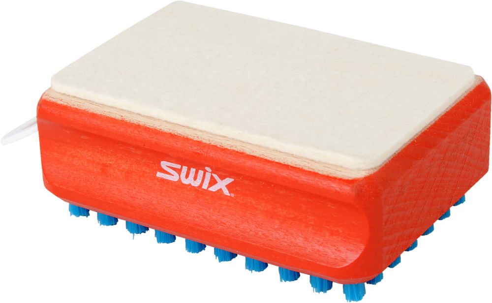 Swix F4 Warm Premium Glide Ski Wax with Rub On Cork Applicator on Back 